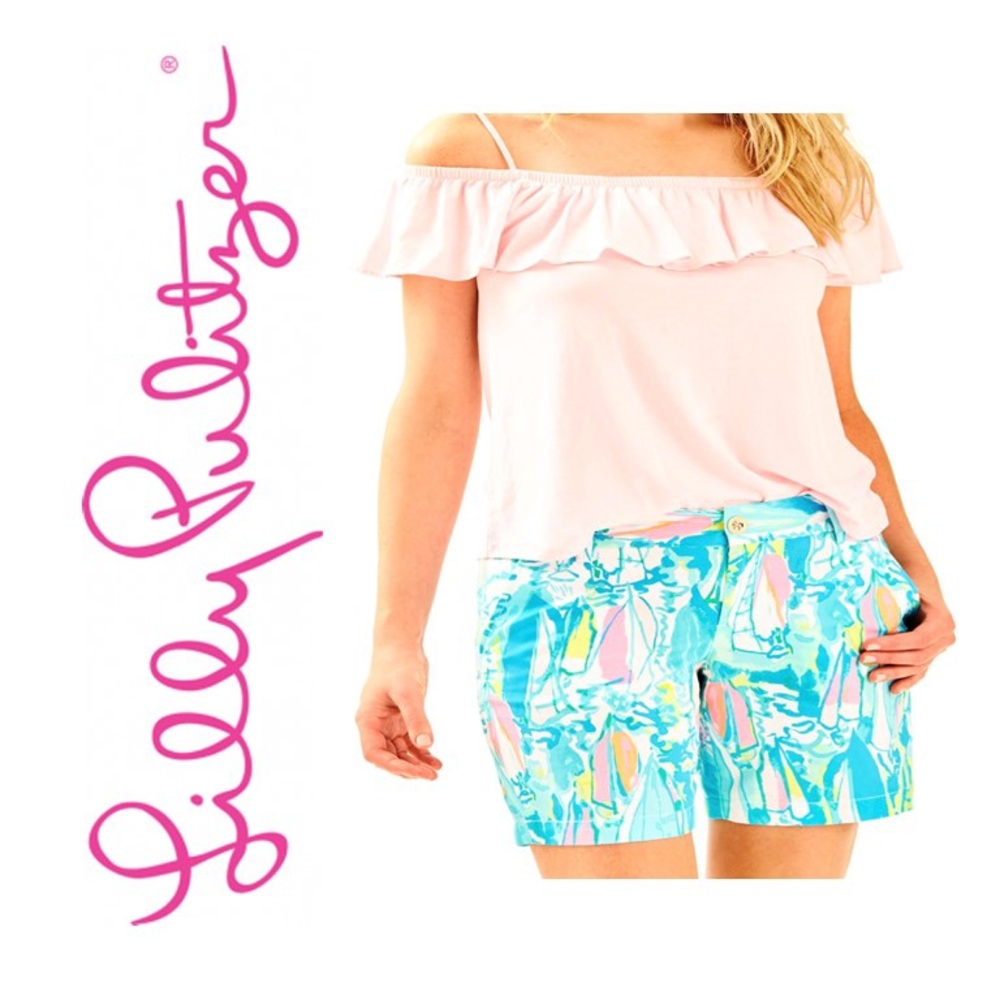 Lilly Pulitzer Jayne Shorts Beach&Bae Size 16
